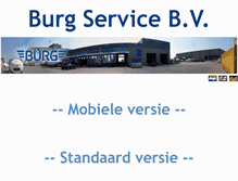 Tablet Screenshot of burgservice.nl